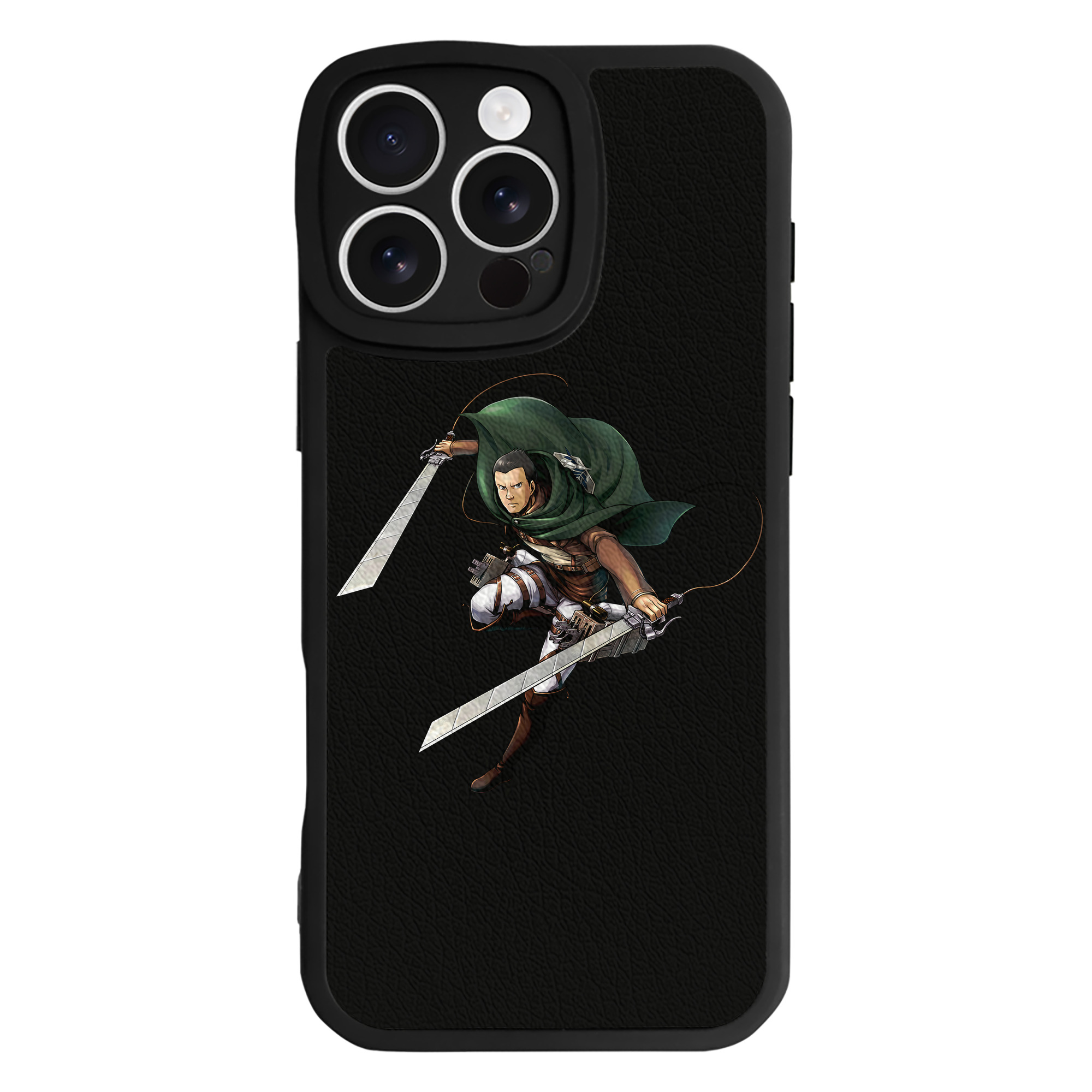 （画像用） 進撃の巨人 Attack on Titan 【iPhone 16シリーズ対応】シリコンスマホケース（レザー調） 材質：シリコン